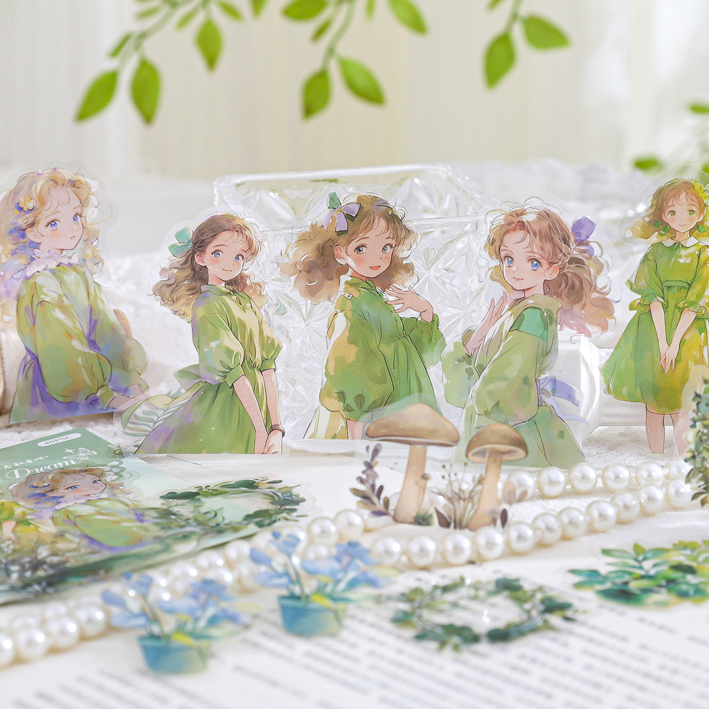 

40pcs/lot Kawaii Stationery Stickers like a song like a dream sticker pack DIY Craft Scrapbooking Album Junk Journal