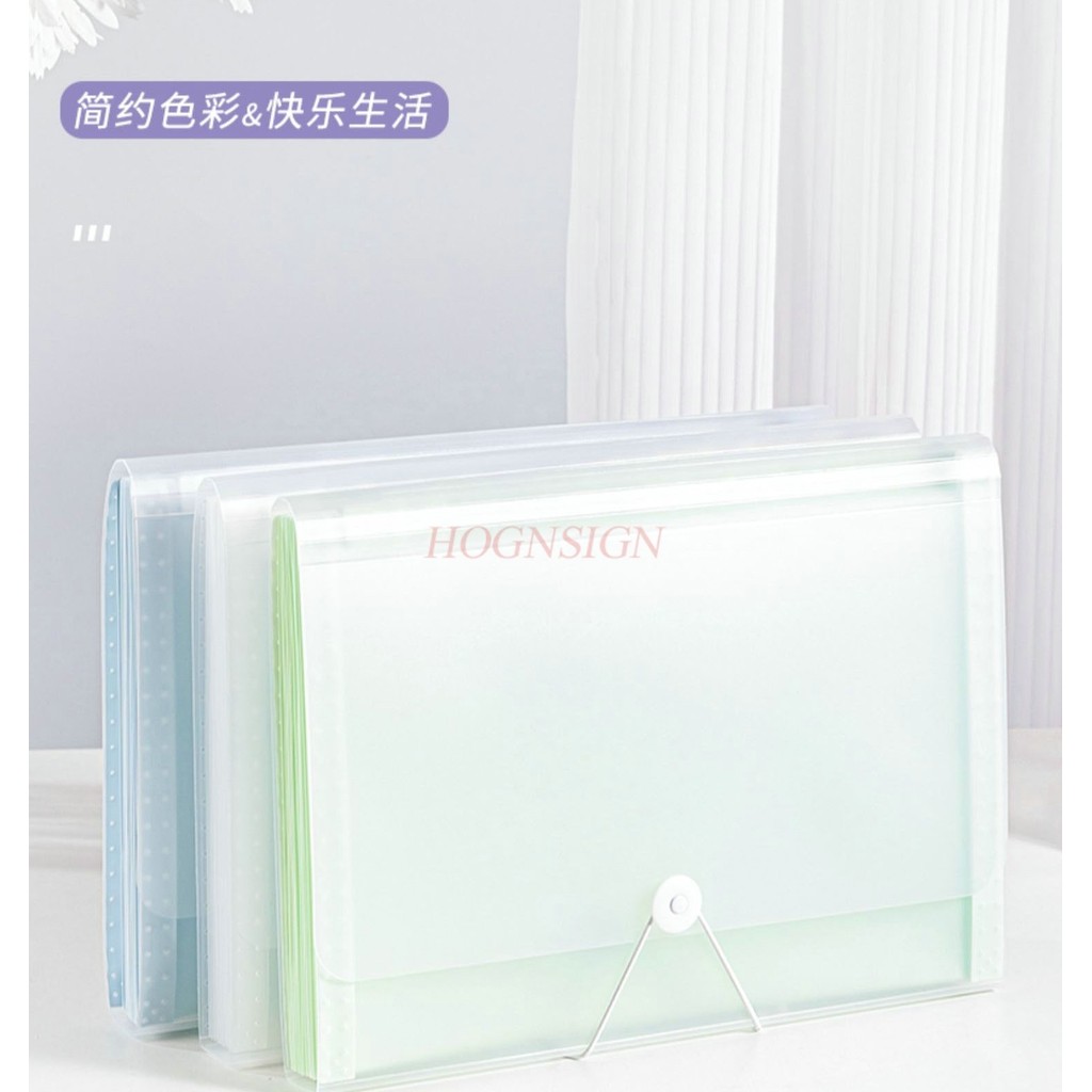

2pcs Exam paper storage bag, organ folder, transparent A4 file bag, exam paper storage and organization artifact
