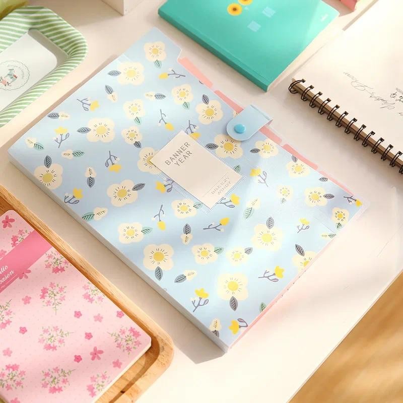 

A4 File Multi-Layer Folders Organizer Paper Document Desk Document Bag Filing Products Office Accessories & School Supplies
