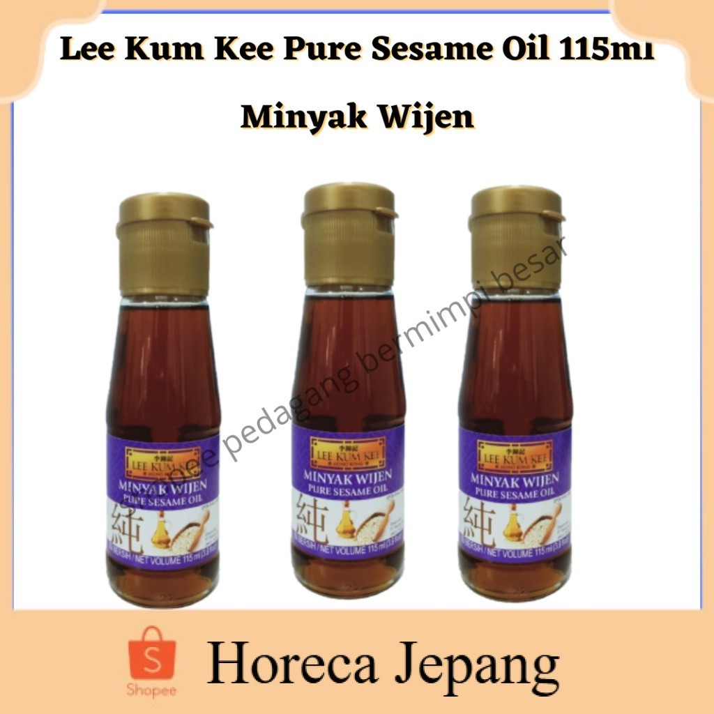 

Lee Kum Kee Pure Sesame Oil 115ml / Minyak Wijen/ Sesame Oil 115ml