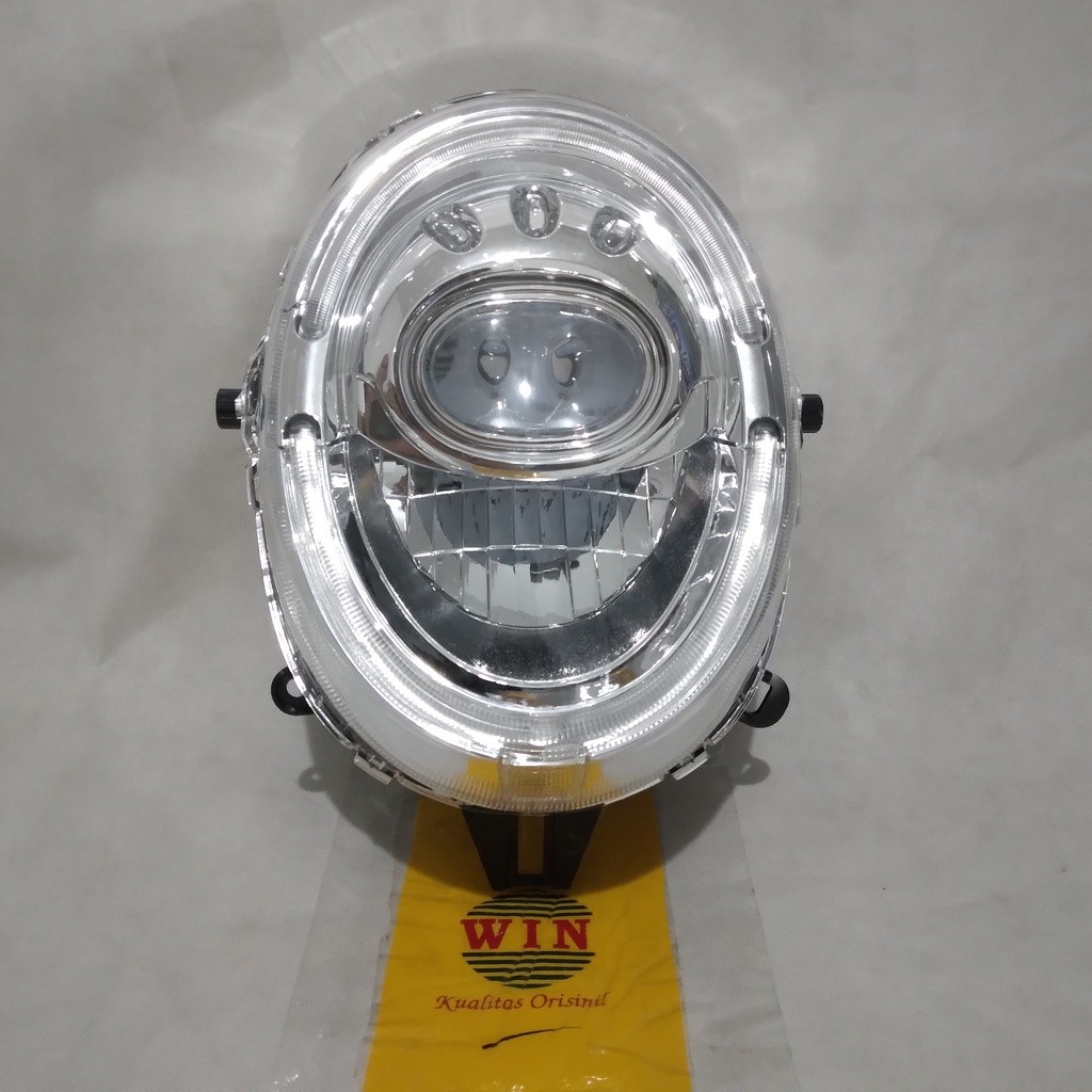 Lampu Depan Scoopy 110 FI ESP + LED 2017 2018 2019 2020 | reflektor headlamp WIN | headlight senja m