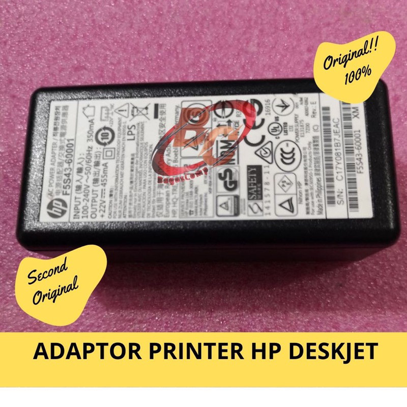 Adaptor Printer HP Deskjet 1115 1215 2132 2135 2675 3635 3778