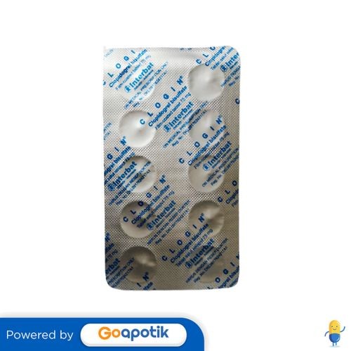 Clogin 75 Mg Strip 10 Tablet