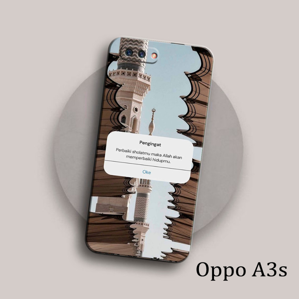 Casing Hp Oppo A3S - [Fashion Case Quotes Islam] - Case Hp Oppo A3S - PICKS STORE - Softcase - Kesin