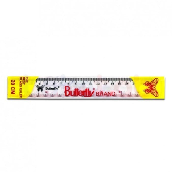 

Butterfly Penggaris 20 cm / Penggaris Plastik 20 cm Butterfly / Butterfly Penggaris 20 CM