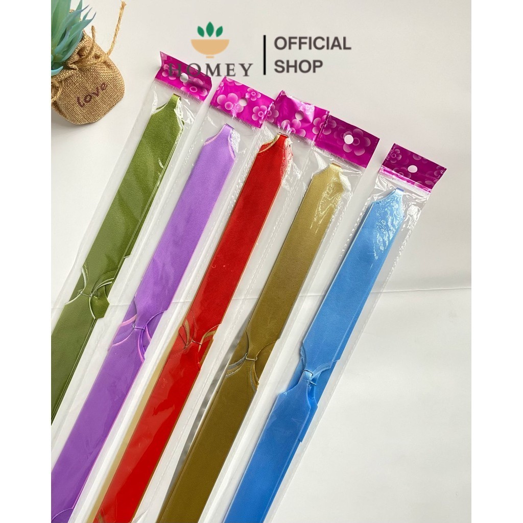 

HOMEY - Pita Tarik POM 30 LAZY 2 Warna Decoration Fresh Flower Packaging Plastic Pull Flowers Gift