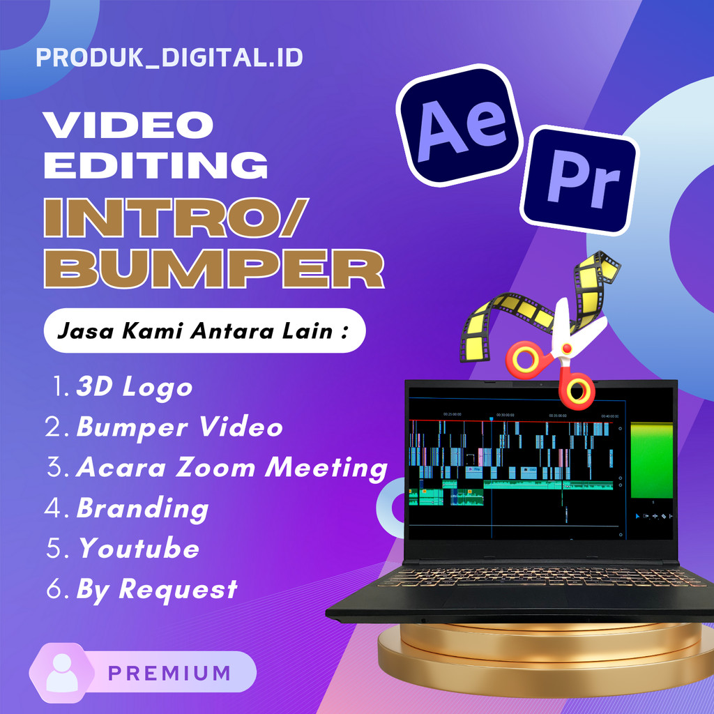 Edit Video Bumper Opening Intro/Outro Semua Acara