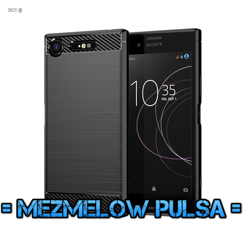 TPU Fiber Carbon Casing Softcase Soft Case Xperia XZ2 PREMIUM / XPERIA XZ3 / XPERIA XZ2 / XPERIA XZ1