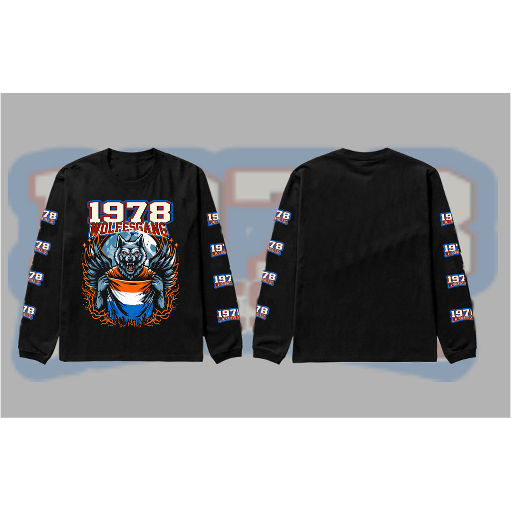 kaos WOLVESGANG m2r moonraker 24s free stiker LS tangan panjang 14