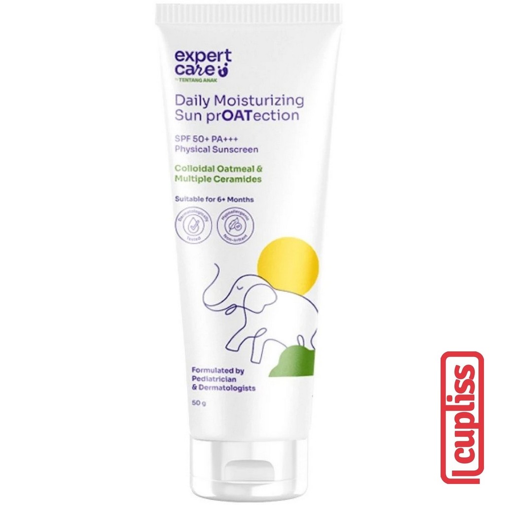 Expert Care Daily Moisturizing 50gr Physical Sunscreen SPF 50+ Proatection 50 gr Tentang Anak
