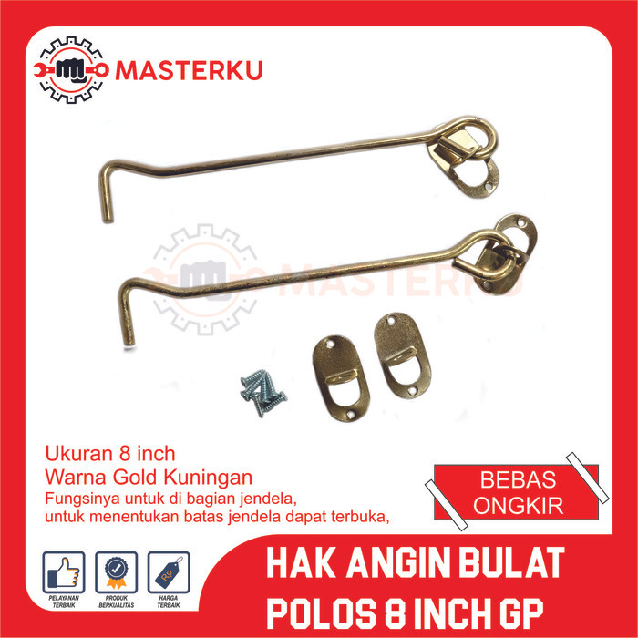 HAK ANGIN BULAT POLOS / cantolan jendela / hak angina jendela / HAK ANGIN KAWAT KZK