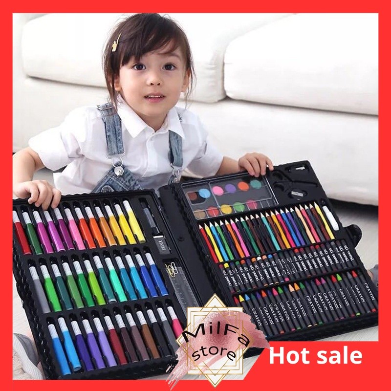 

MF252 Peralatan Gambar Set Crayon Set 150 Pcs