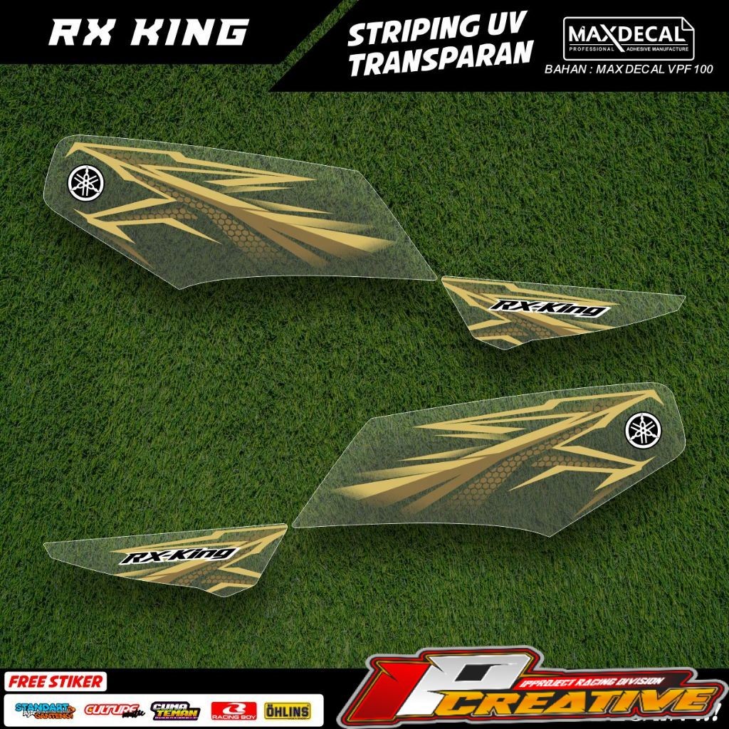 striping rx king transparan variasi original custome minimalis 2003 hitam full body airbrush rx-3
