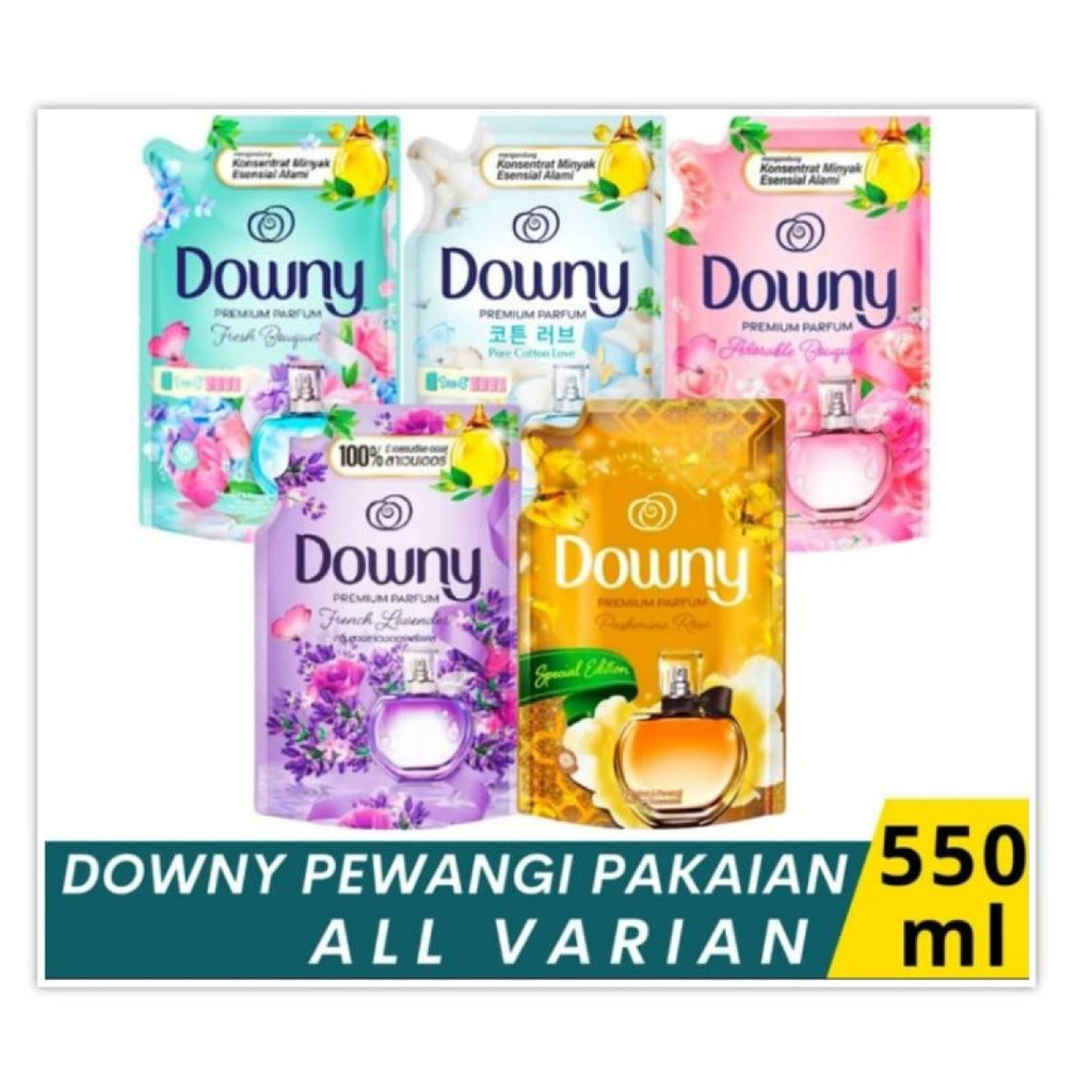 Downy Pelembut & Pewangi Pakaian Refill 550 ml