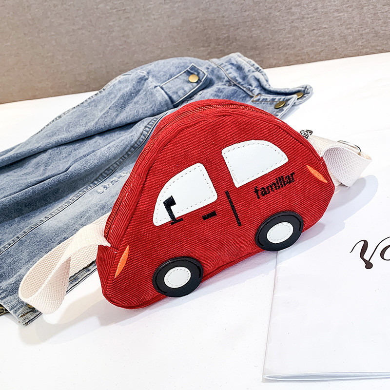 

Cartoon Car Baby Mini Crossbody Bag Children Boys Girls Shoulder Bag Handbags Fashion Corduroy Kids Zipper Coin Purse