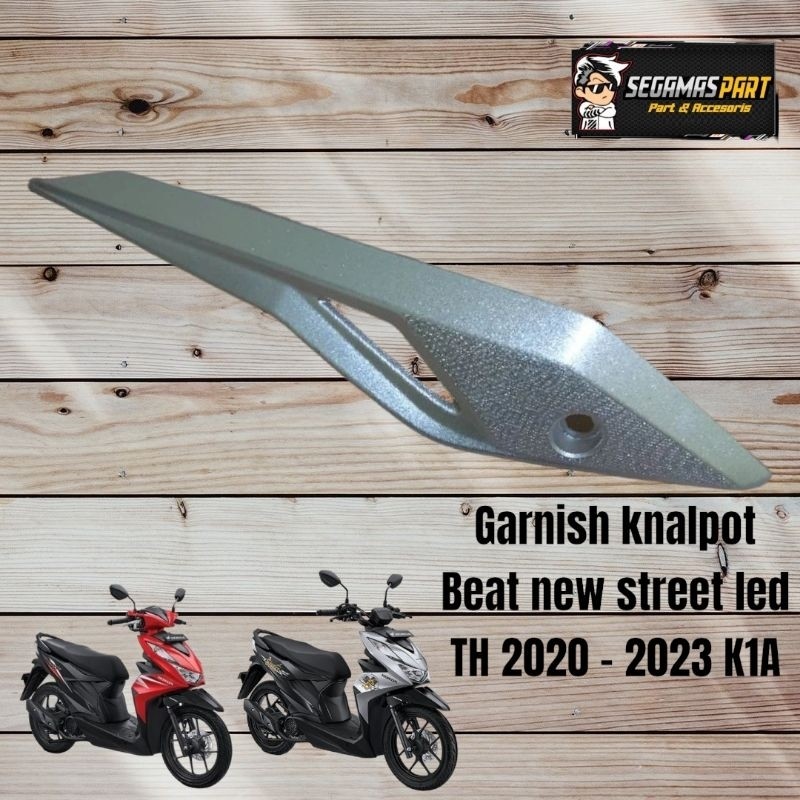 Garnish Tutup Knalpot Beat Led K1A 2020 Pnp Genio