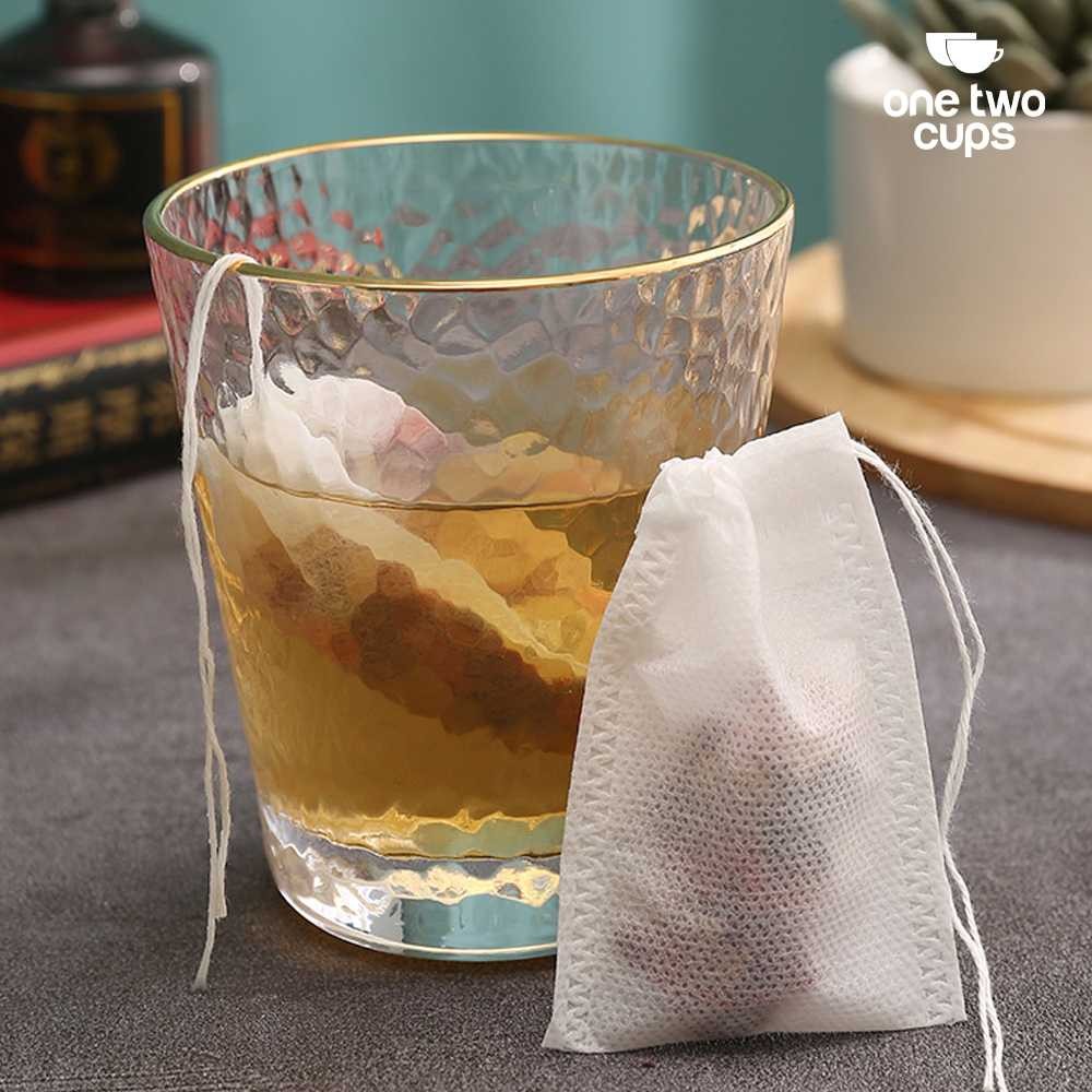 

One Two Cups Kantong Teh Celup Kosong Teabag Non Woven 5.5x7cm 100 PCS - M100 l