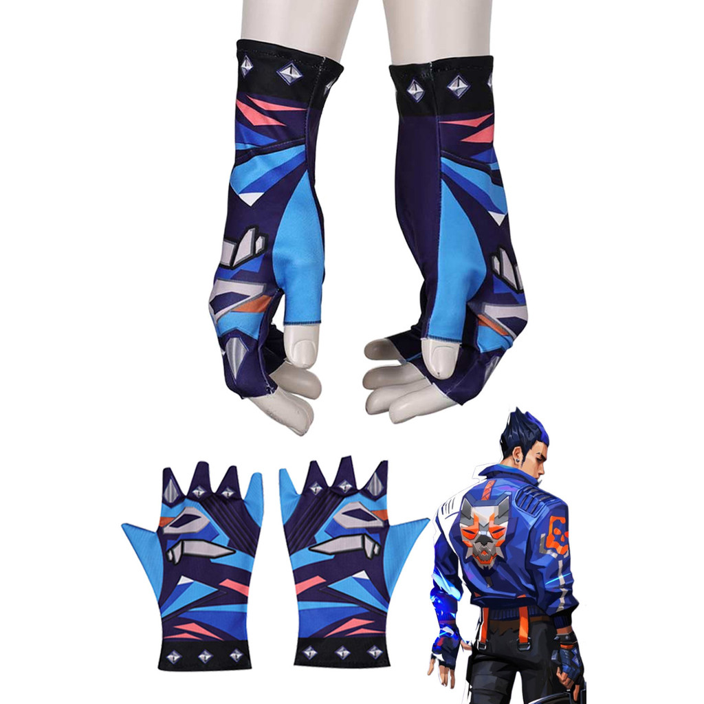Fantasia Yoru Gloves Anime Game Valorant Cosplay Disfraz Costume Accessories Man Fantasy Halloween C