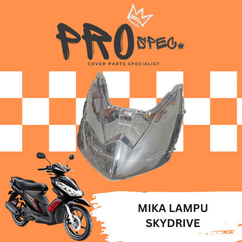 Win - Mika Kaca Lampu Depan Suzuki Skydrive