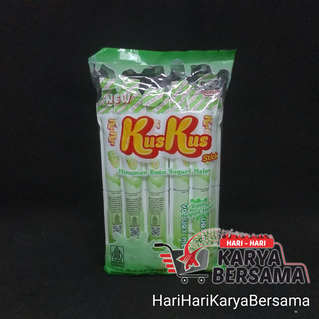 

MINUMAN KUSKUS STICK RASA YOGURT MELON PACK ISI 10'S X50ML