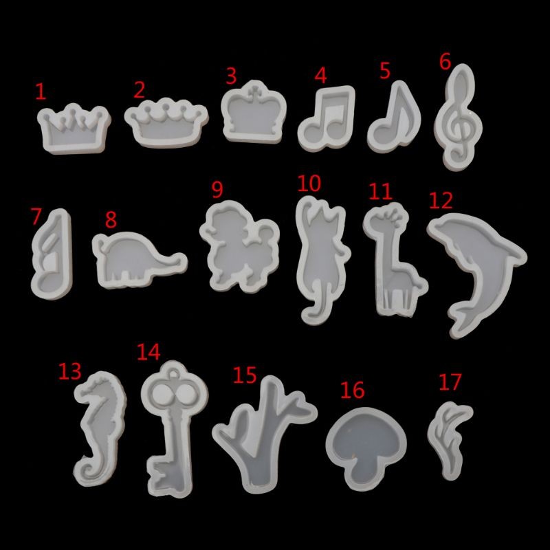 

Silicone Resin Mold Jewelry Tools Cat Rabbit Deer Dolphin DIY Epoxy Resin Molds for DIY Valentine Birthday Gift Wholesale