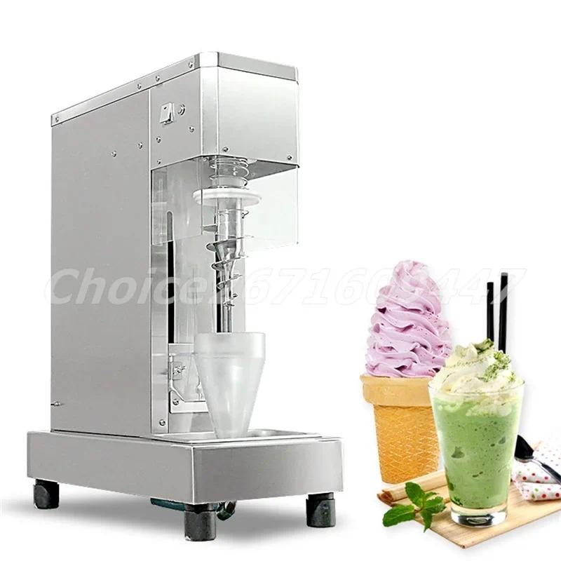 Commercial Ice Cream Mixer Machine Stainless Steel Real Fruit Swirl Ice Cream Blender Auto Swirl Fro