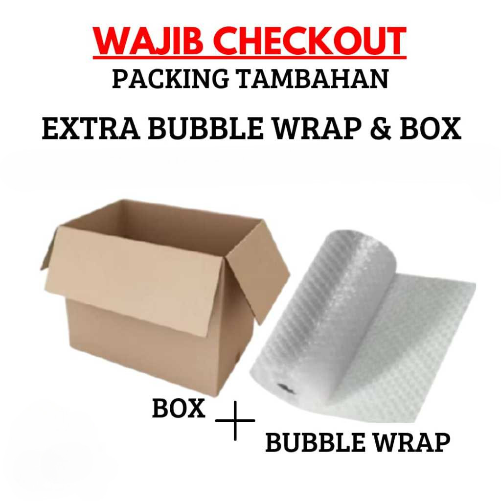 

Tambahan Extra Packing Bubble Wrap & Dus