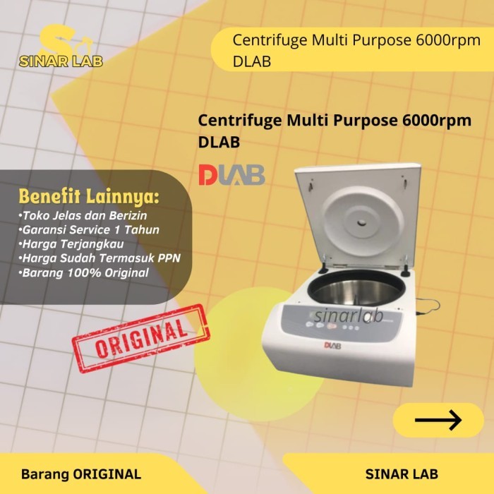 Centrifuge Multi Purpose 6000rpm DLAB