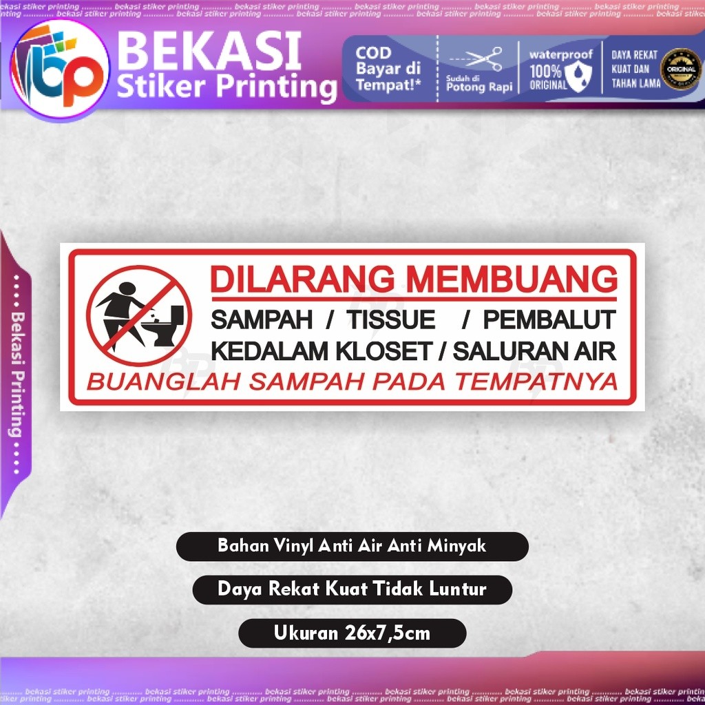 

Stiker Dilarang Buang Sampah Ke Kloset Stiker Kloset Stiker Dilarang Buang Sampah Kedalam Kloset Dilarang Buang Tisu Pembalut Kedalam Kloset Stiker Toilet Stiker Kloset