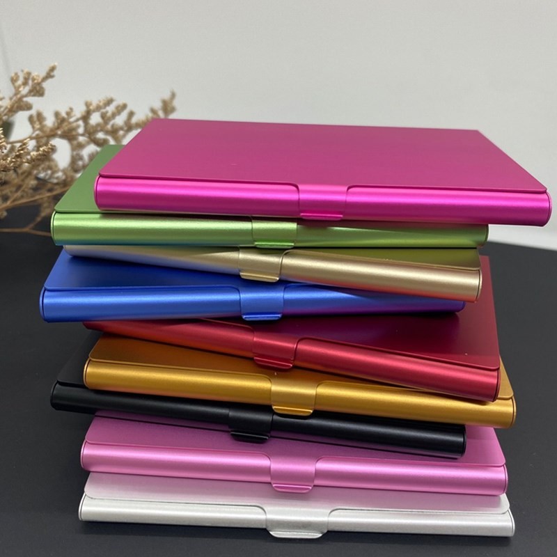 Credit Card Holder Business Card Case Aluminum Alloy Card Holder Box Cover Men Business Card Holder 