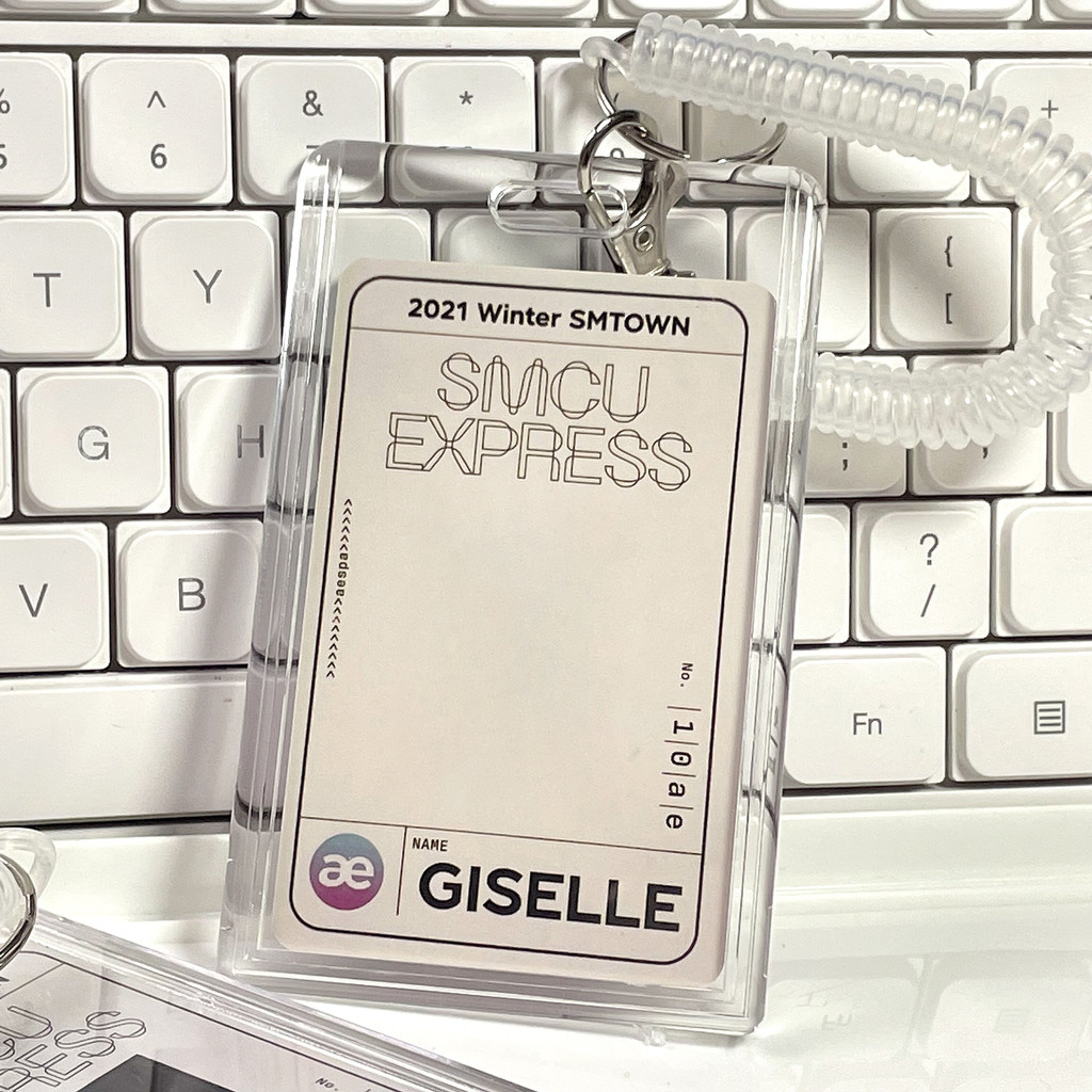 

1Style School card access card holder acrylic transparent protective sleeve ID card bus meal worker ID card holder