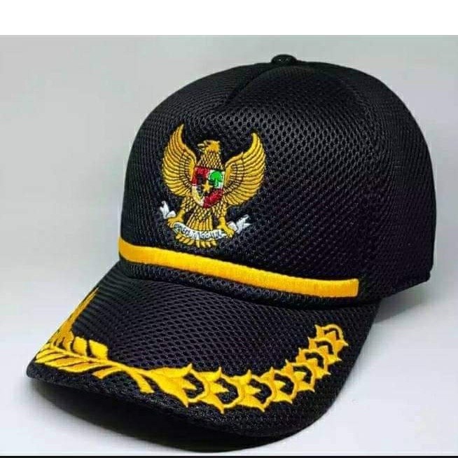 Topi PNS  bordir GARUDA//Topi jaring//Topi Camat//Topi Kepala Desa