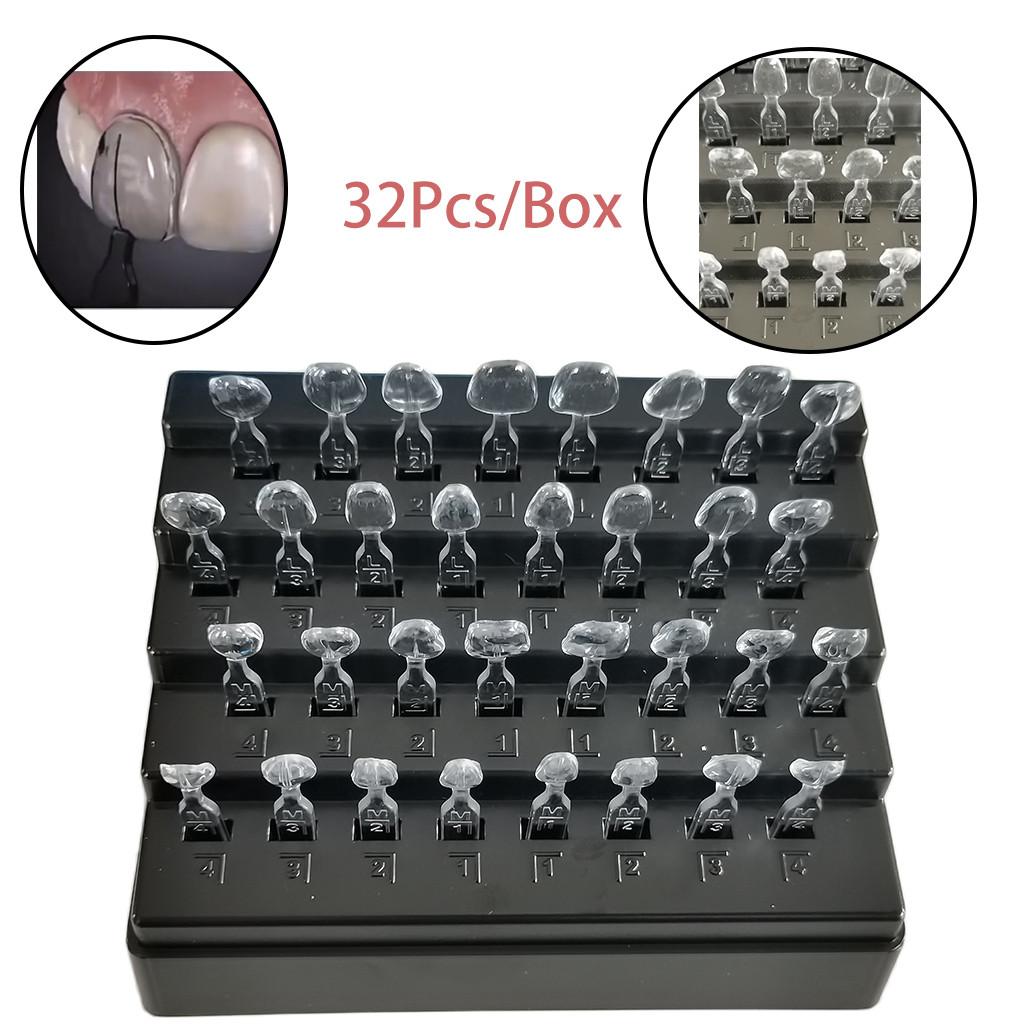 

Dental Veneers Mould Kit Composite Resin Mold Porcelain Teeth Veneer Aesthetic Mould Composite Anterior Tooth Whitening Tool