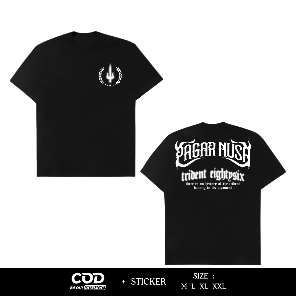 Kaos Reflektif Pagar Nusa Trident Eightysix Desain Terbaru By  Gallery Atribut_86
