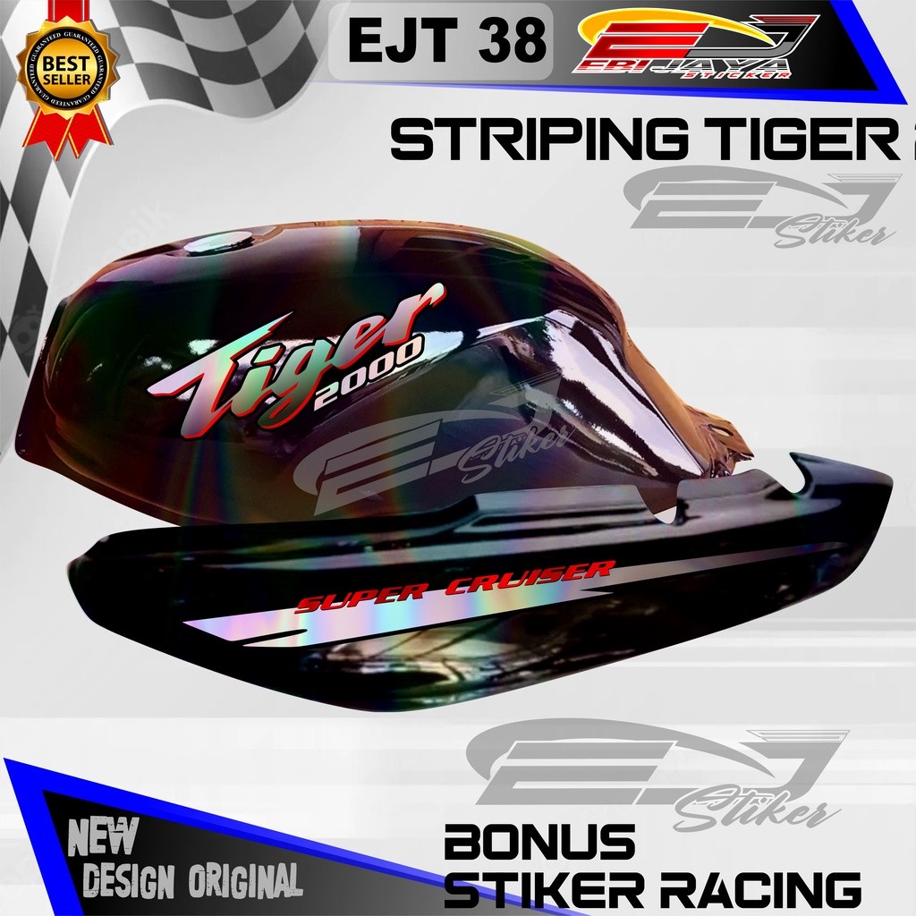 Striping Tiger 2000 Hologram / Stiker Custom Tiger 2000