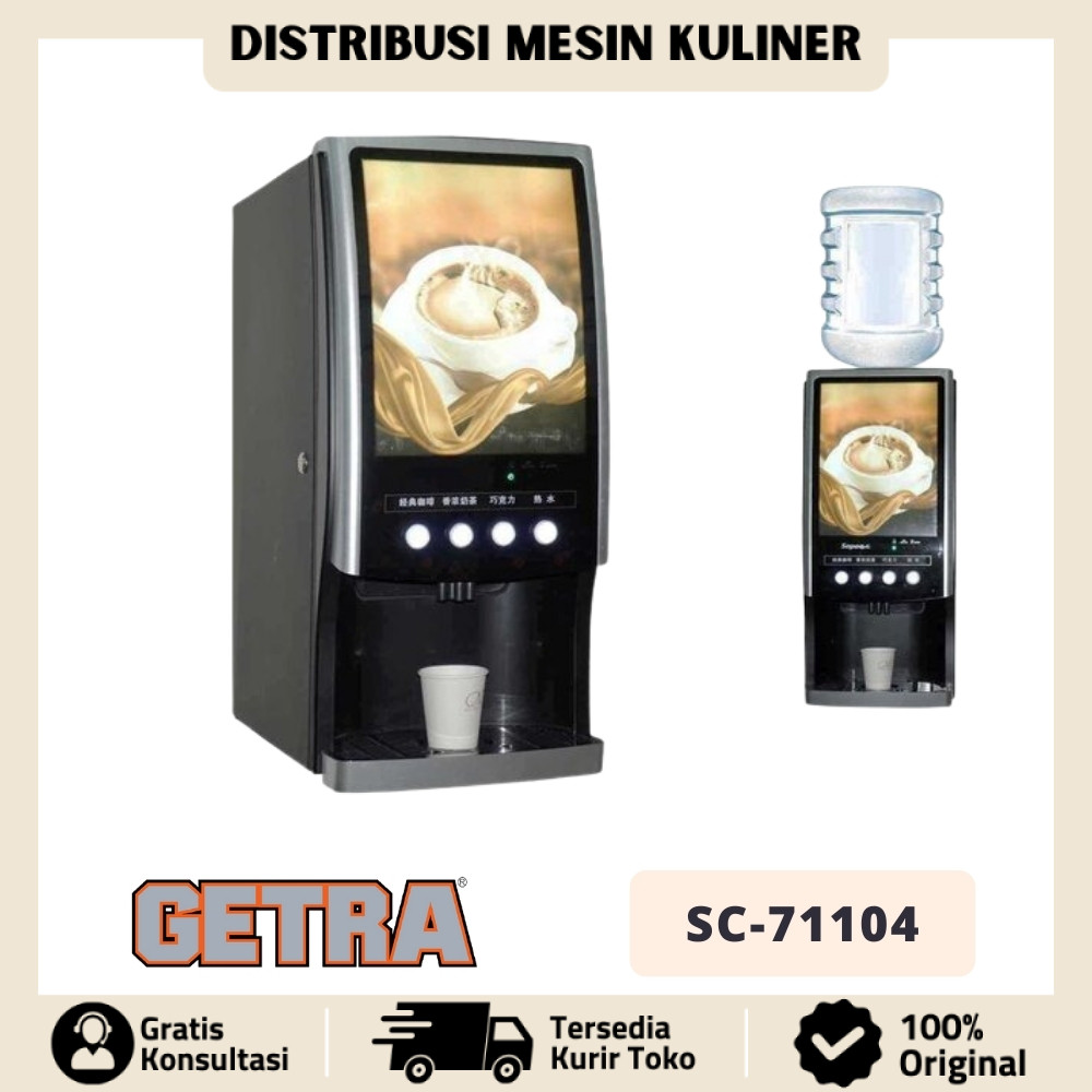 MESIN KOPI PROFESIONAL COFFEE MIX DISPENSER GETRA SC-71104 SEMI OTOMATIS ORIGINAL