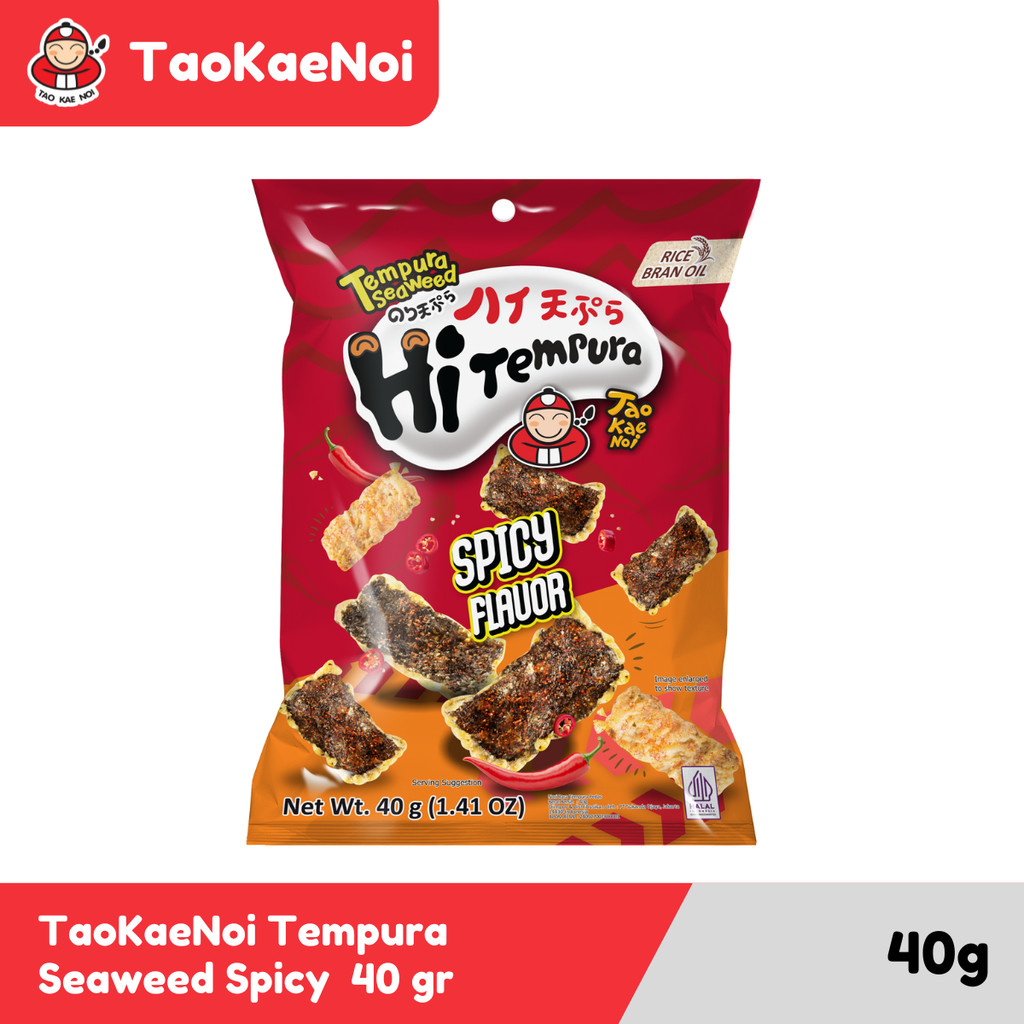 

TaoKaeNoi Rumput Laut Tempura Seaweed Spicy 40 gr