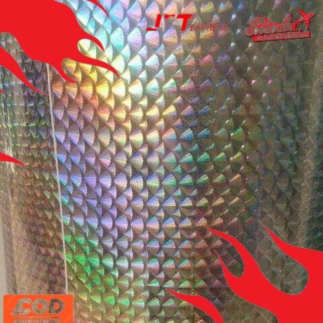 

ADA STICKER HOLOGRAM 3D (SISIK IKAN) wp