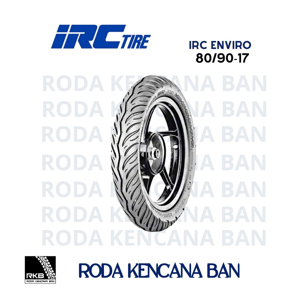 Ban Motor IRC ENVIRO NR 91 size 80/90 R17 - Tubeless Ban Belakang  Supra x 125, Revo, Blade 125, Jup