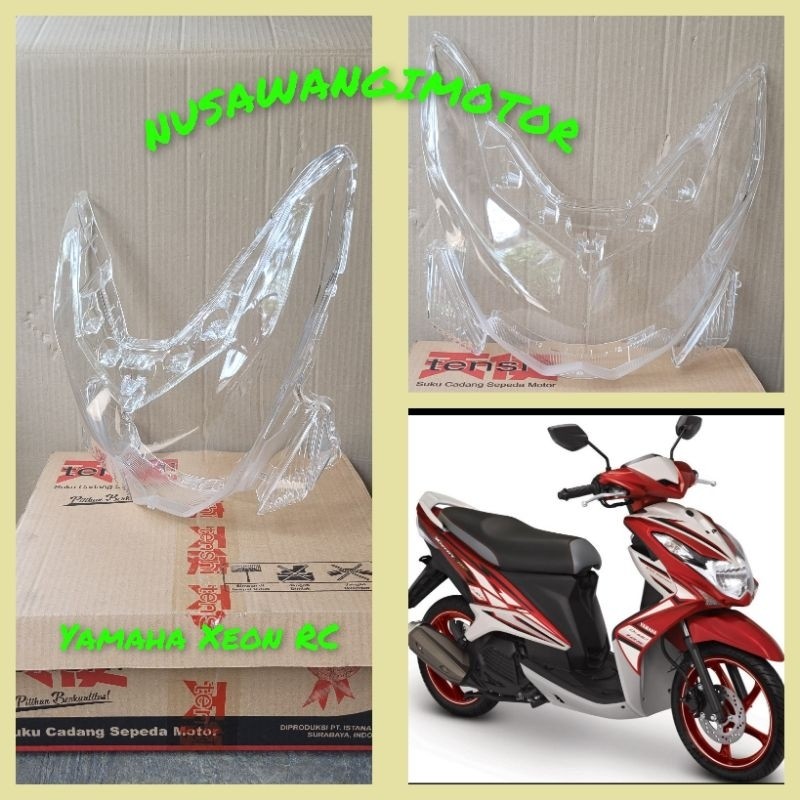 Mika kaca lampu depan yamaha Xeon RC 125 thn 2012 2013