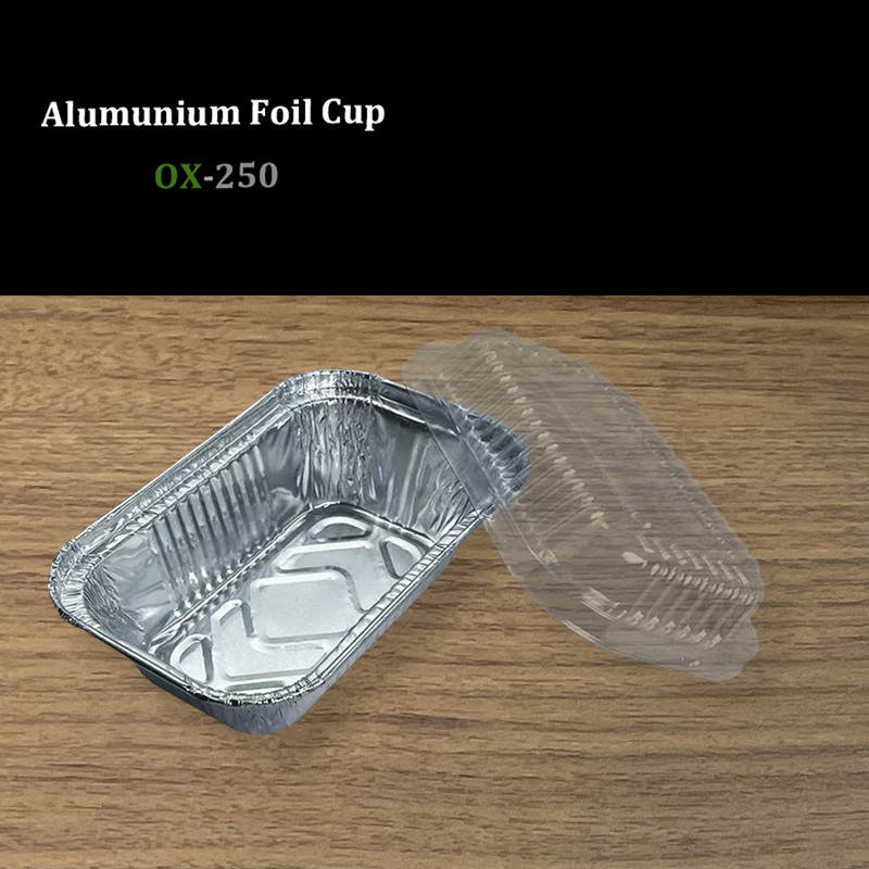Alumunium Foil Tray Cup OX250 Mentai Bolu Mini Macaroni Schotel Klapertart Brownies Spaghetti Brulee