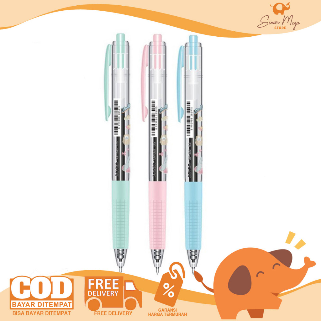 

Joyko Gel Pen GP-353 Shally 0.5mm / Pulpen Pena Gel 0.5mm Tinta Hitam / Pena Jel