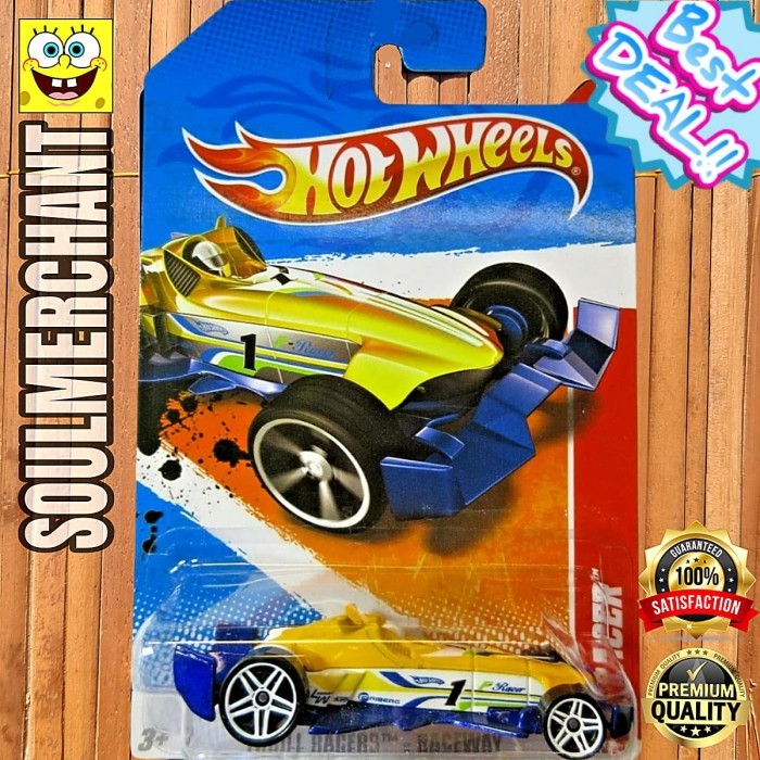 Hot Wheels F-Racer Kuning Formula 1 Car