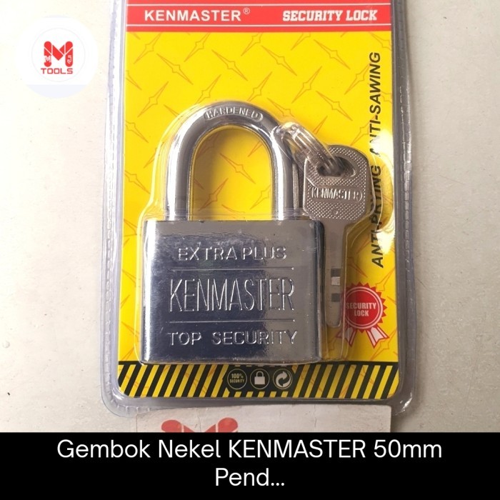 Gembok Nekel KENMASTER 50mm Pendek - KENMASTER Gembok Stainless - Gembok Anti Maling - Gembok Pagar 