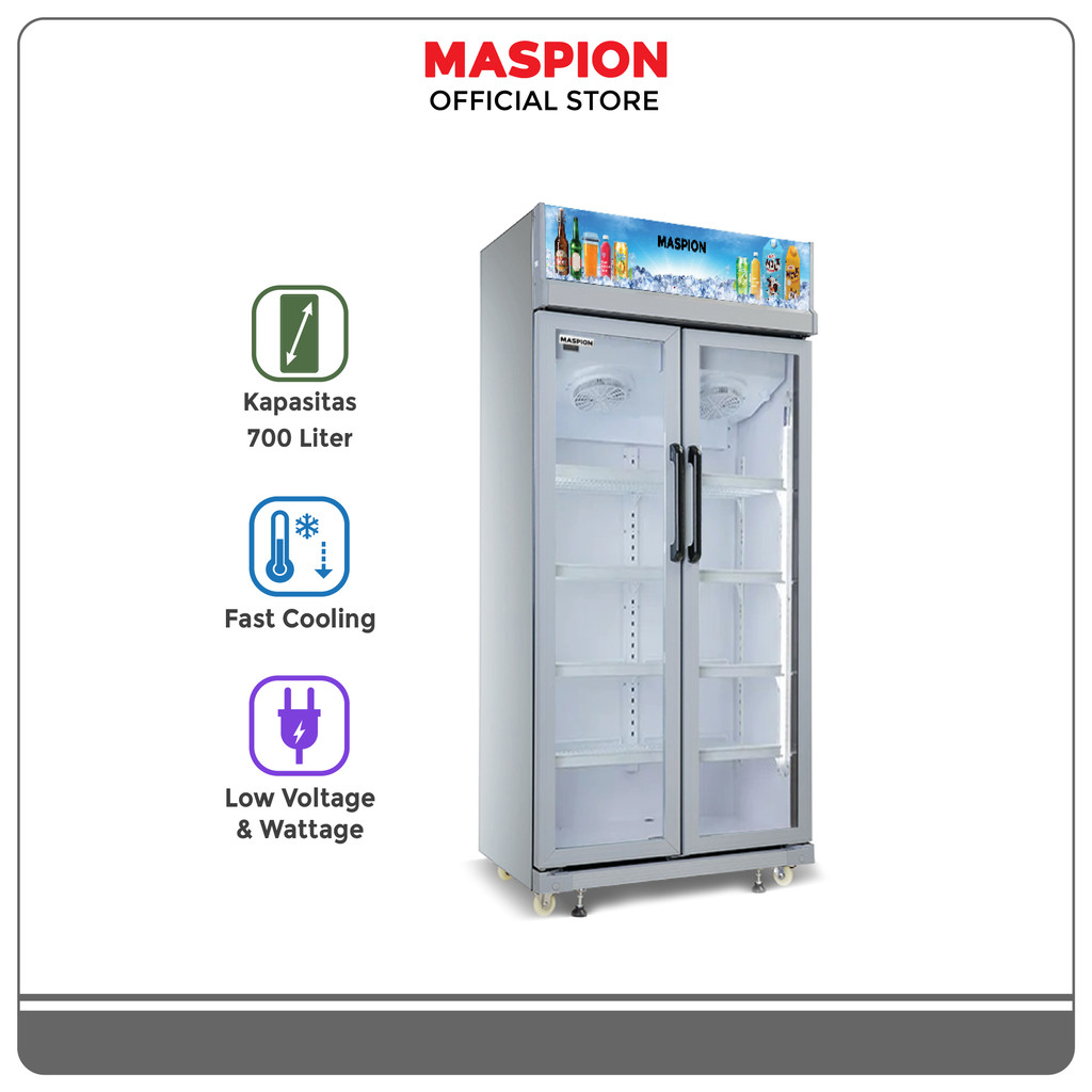 Maspion Lemari Pendingin Showcase 700 Liter MSI-800