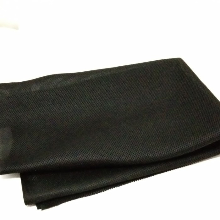 "D.LTA" - TERMURAH Kain Spacer Mesh / Mesh Jaring Polyester 100% ( Hitam , Per Meter )