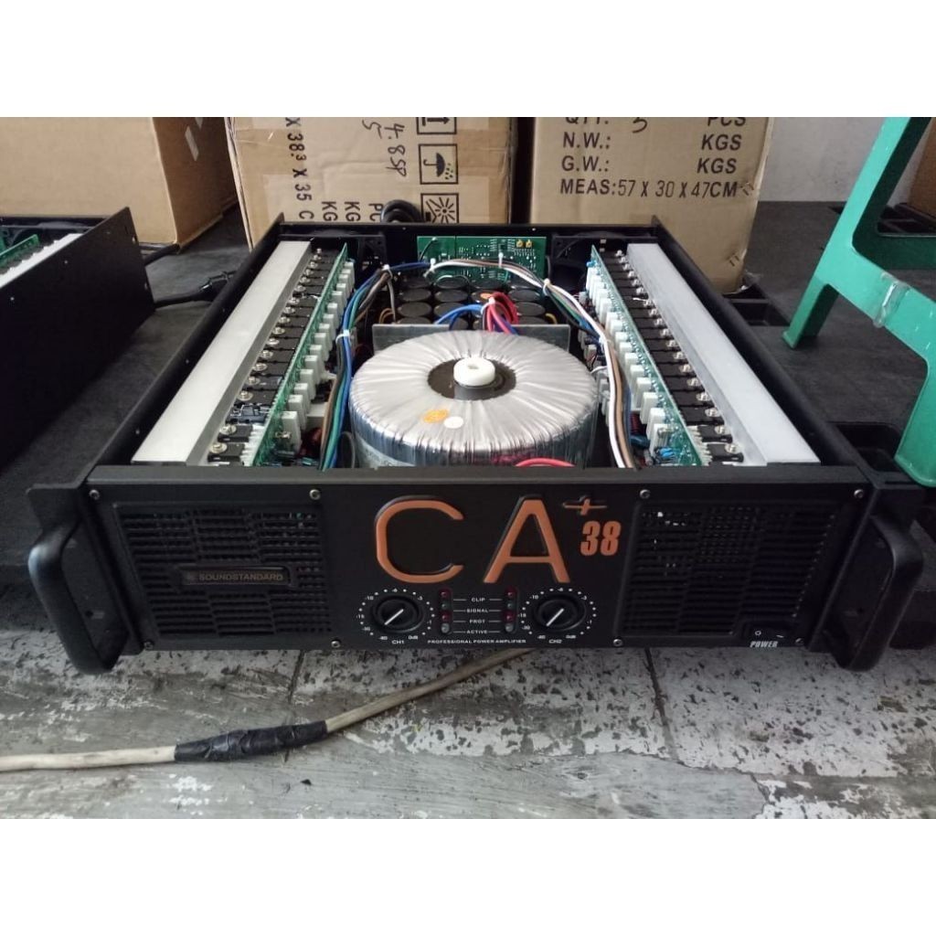 POWER AMPLIFIER SOUNDSTANDARD CA 38 / CA38 / CA 38+