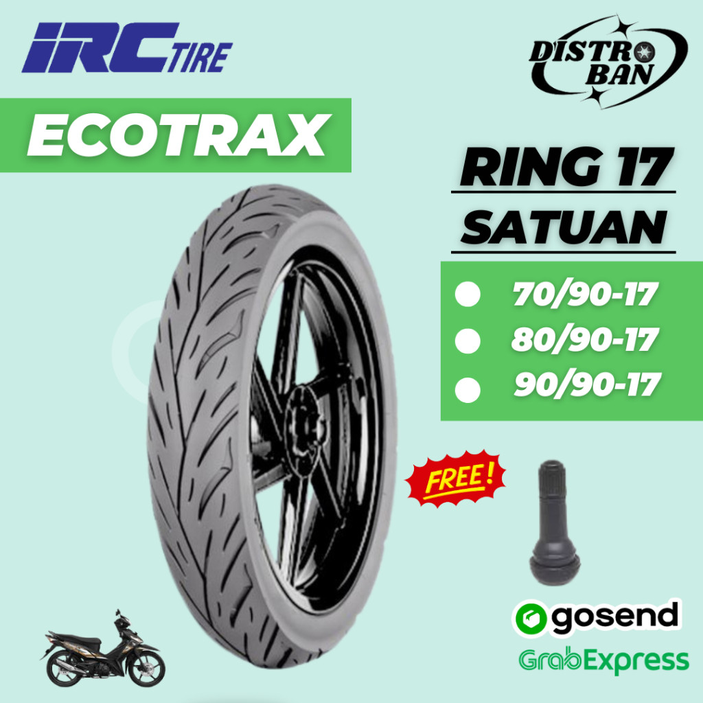 Ban Motor Ring 17 IRC Ecotrax NR96 Ban Tubles Revo Satria Fu Sonic Jupiter Supra Vega Karisma