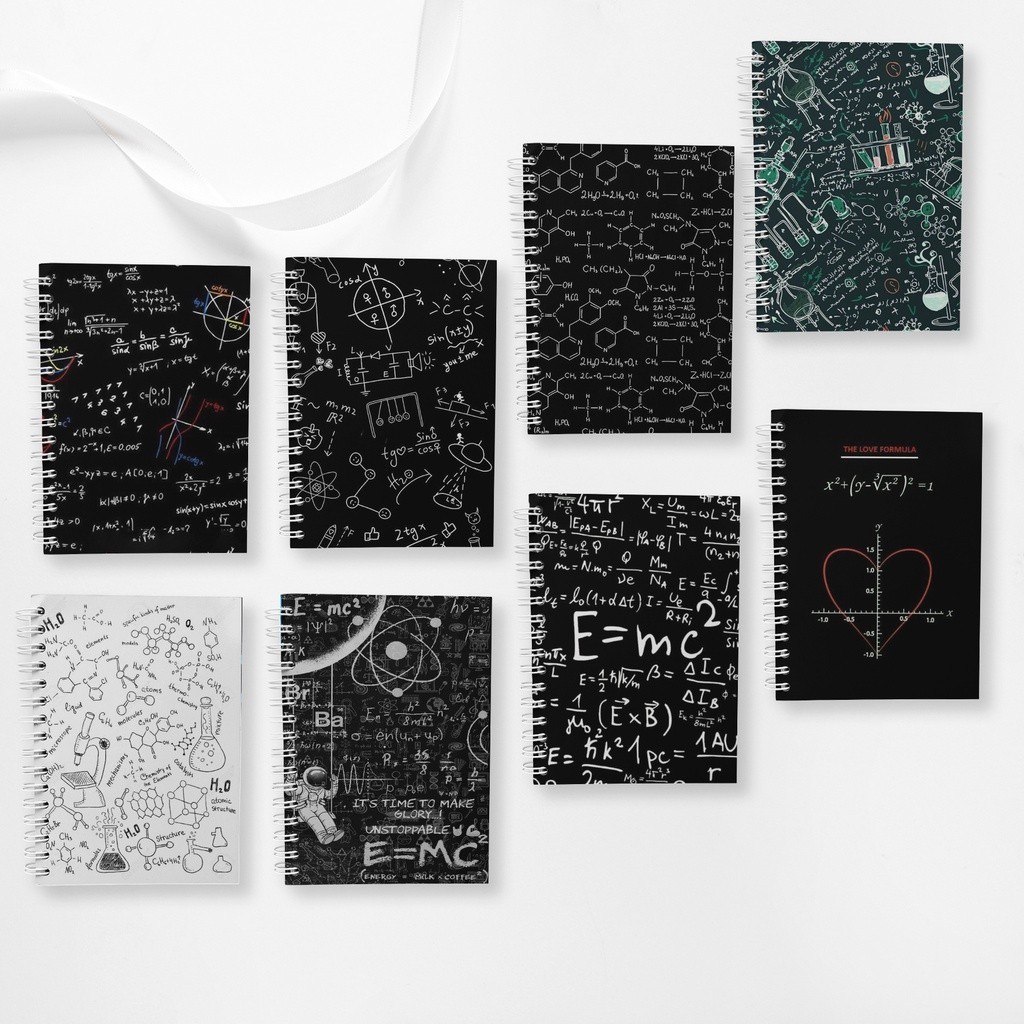 

Note Book Spiral Large (10 cm X 14 cm) Edisi Rumus / Notebook A6 Custom / Seminar Kit Surabaya