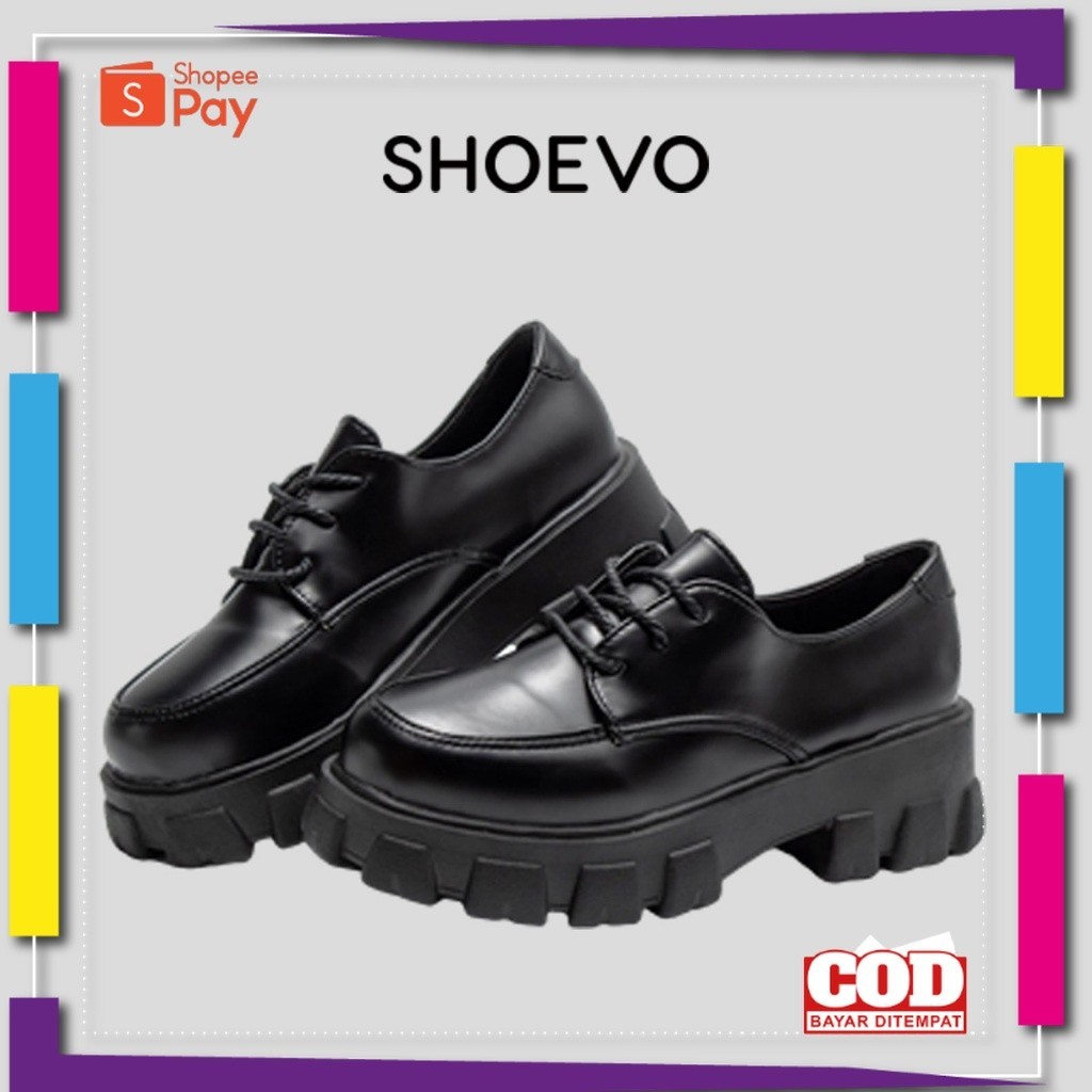 UKURAN SIZE 37 38 39 40 41 42 43 44 45 / SHOEVO Rachel Boots  Wanita Sepatu Sneakers Boots Oxford Sh